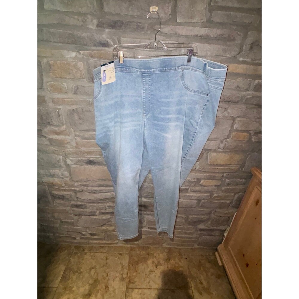 Terra & Sky High Rise Skinny pull on Jeggings size 4X New with tags!